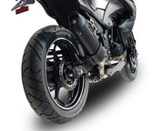 GPR Furore Nero Slip-on Exhaust For Kawasaki Z300 2014-2017 K.155.FUNE