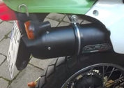 GPR Furore Nero Slip-on Exhaust For Kawasaki Klr 650 1988-2005 K.29.FUNE