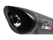 GPR Tiburon Poppy Slip-on Exhaust For Kawasaki Zx-6R 2005-2006 K.64.TIBPO