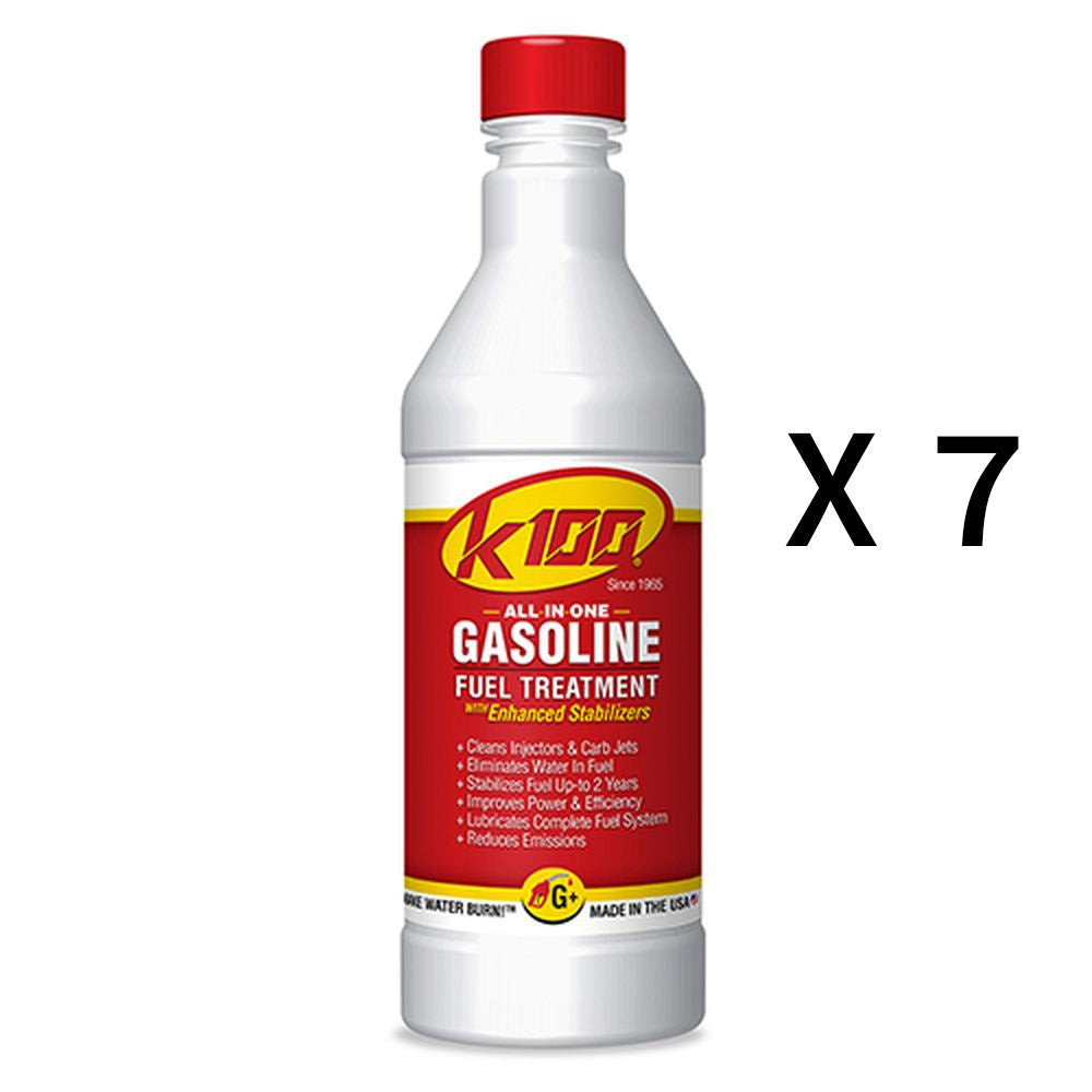 K100 All In One Gas Treatment And Stabilizer Fluid 32oz Pack of 7