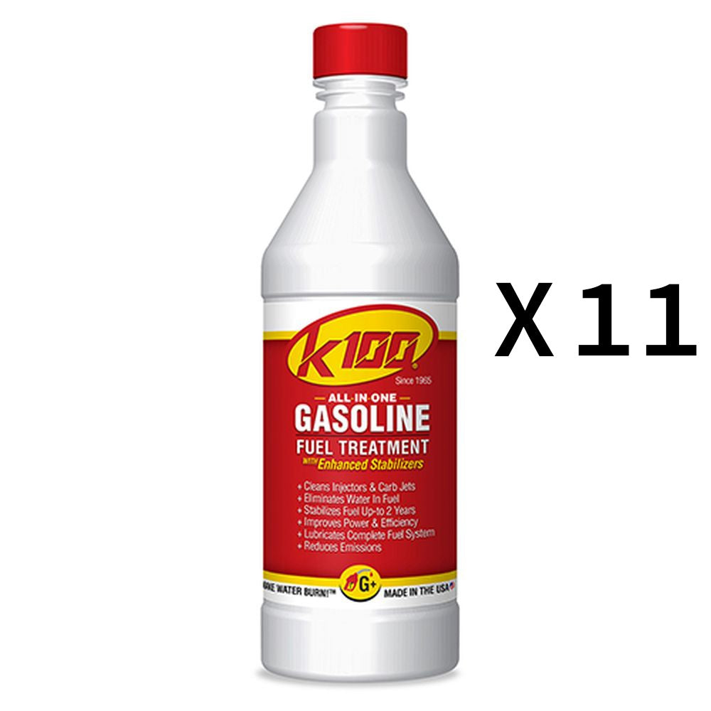 K100 All In One Gas Treatment And Stabilizer Fluid 32oz Pack of 11