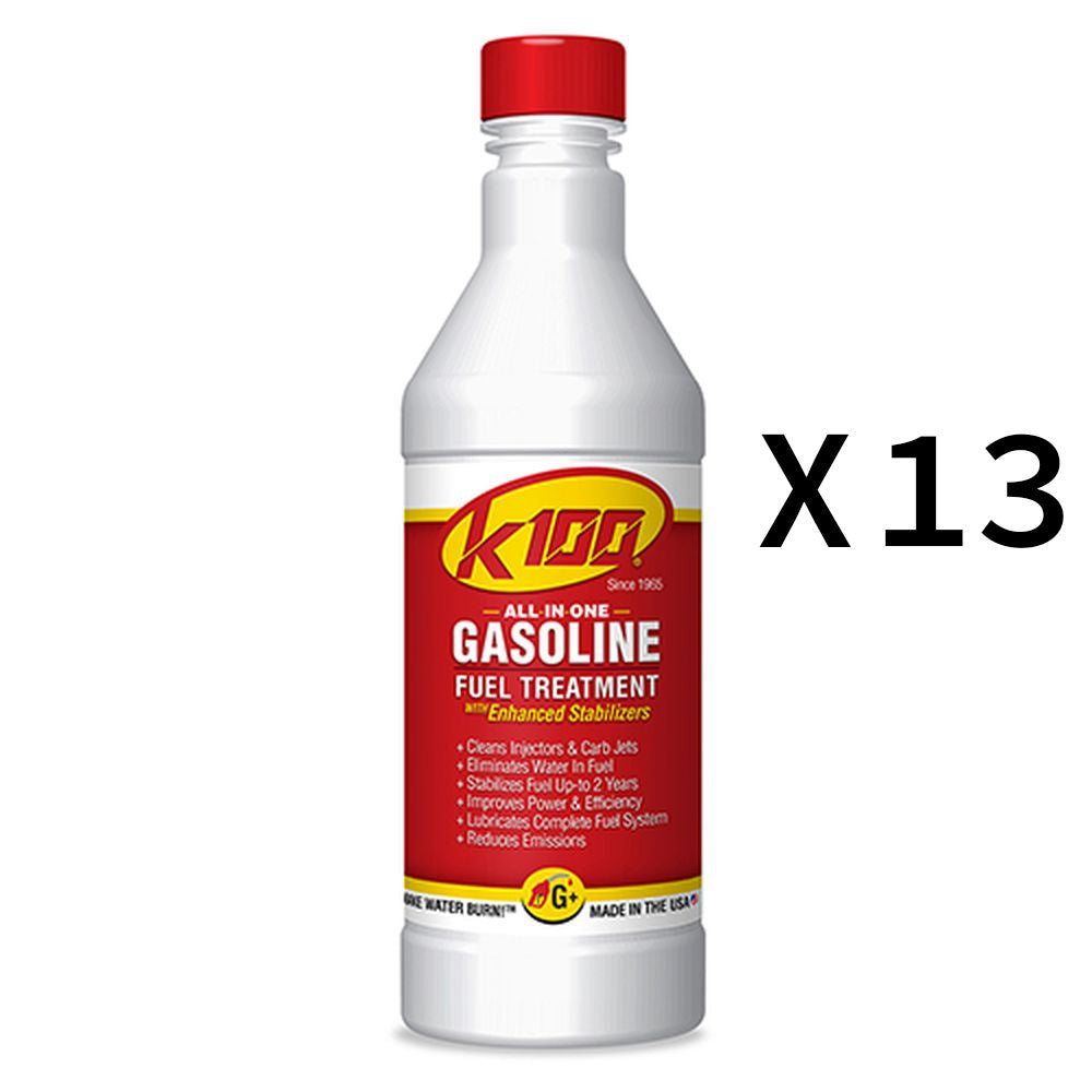 K100 All In One Gas Treatment And Stabilizer Fluid 32oz Pack of 13