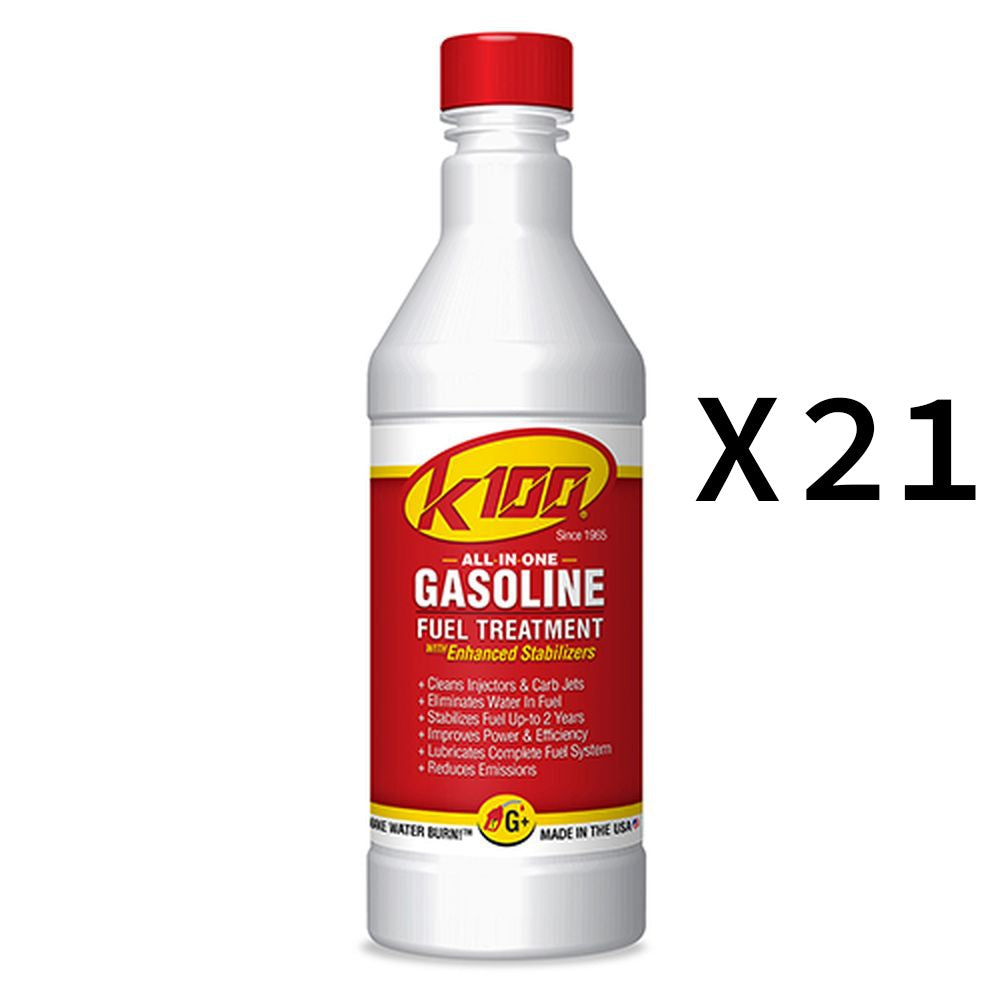 K100 All In One Gas Treatment And Stabilizer Fluid 32oz Pack of 21