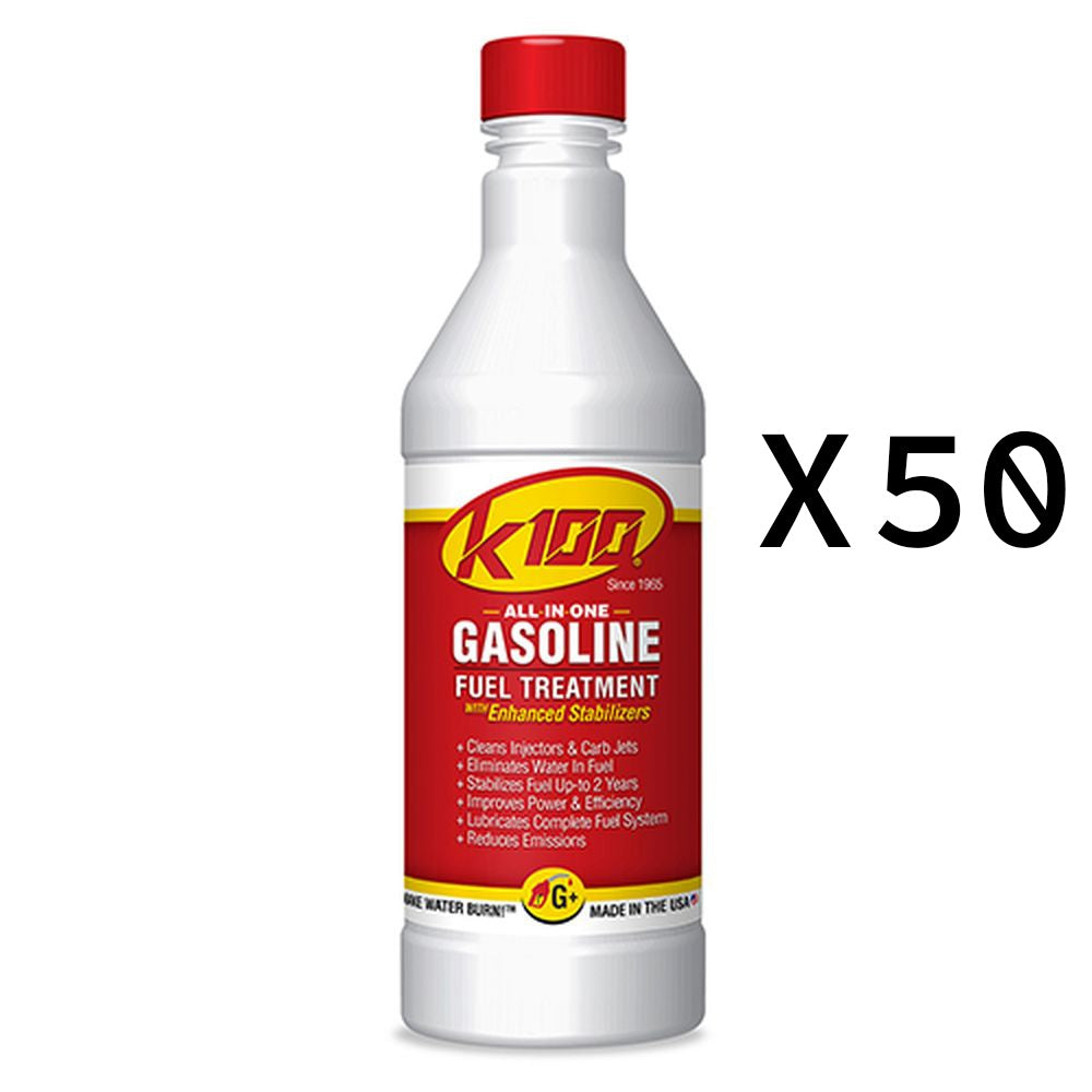 K100 All In One Gas Treatment And Stabilizer Fluid 32oz Pack of 50