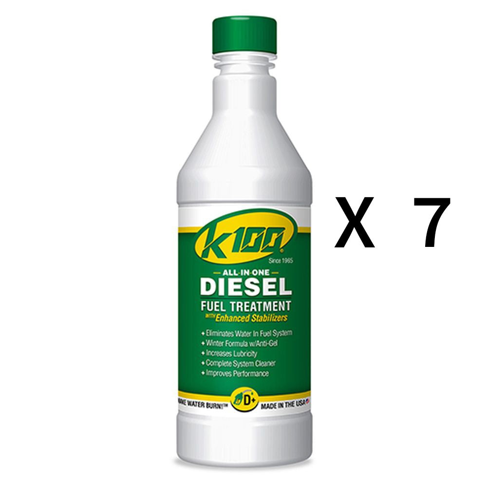 K100 All In One Diesel Fuel Treatment And Stabilizer Fluid 32oz Pack of 7