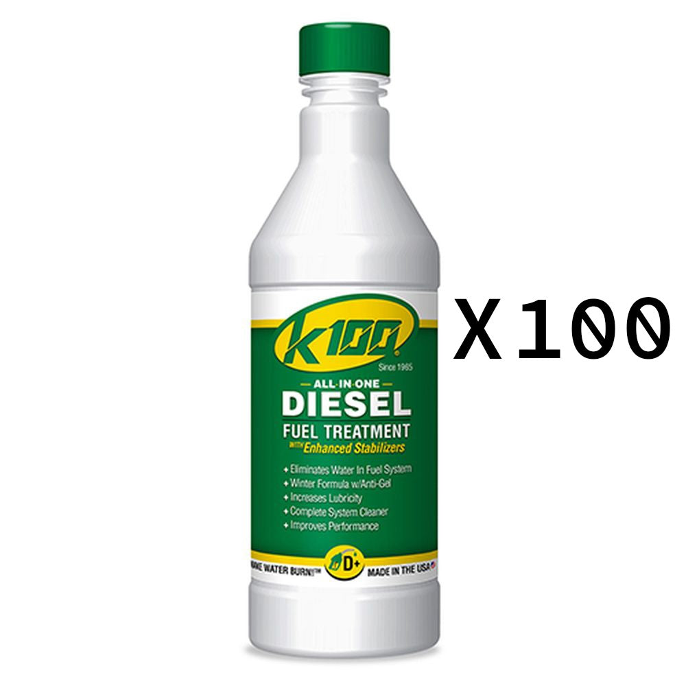K100 All In One Diesel Fuel Treatment And Stabilizer Fluid 32oz Pack of 100