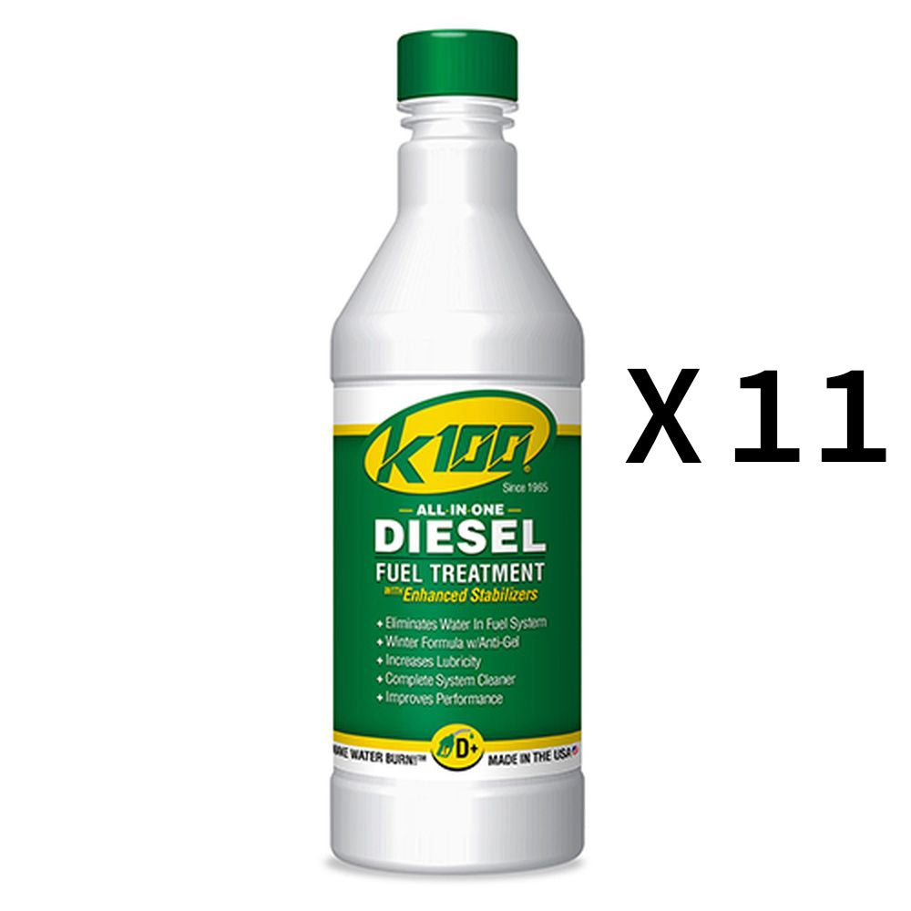 K100 All In One Diesel Fuel Treatment And Stabilizer Fluid 32oz Pack of 11