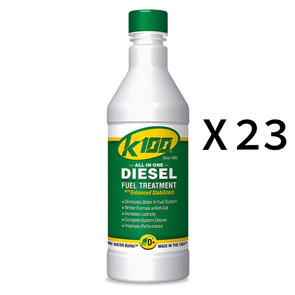 K100 All In One Diesel Fuel Treatment And Stabilizer Fluid 32oz Pack of 23