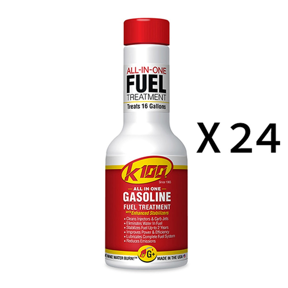 K100 All In One Gas Treatment And Stabilizer Fluid 8oz Pack of 24