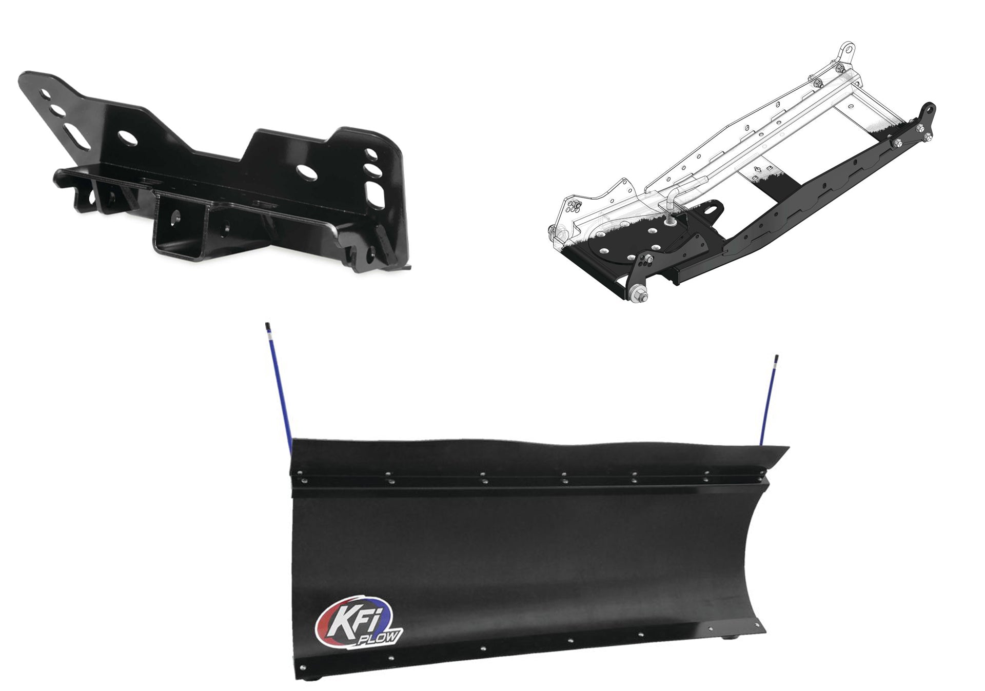 KFI UTV Snow Plow Kit For Polaris Ranger 500 Midsize EFI 2011-2013