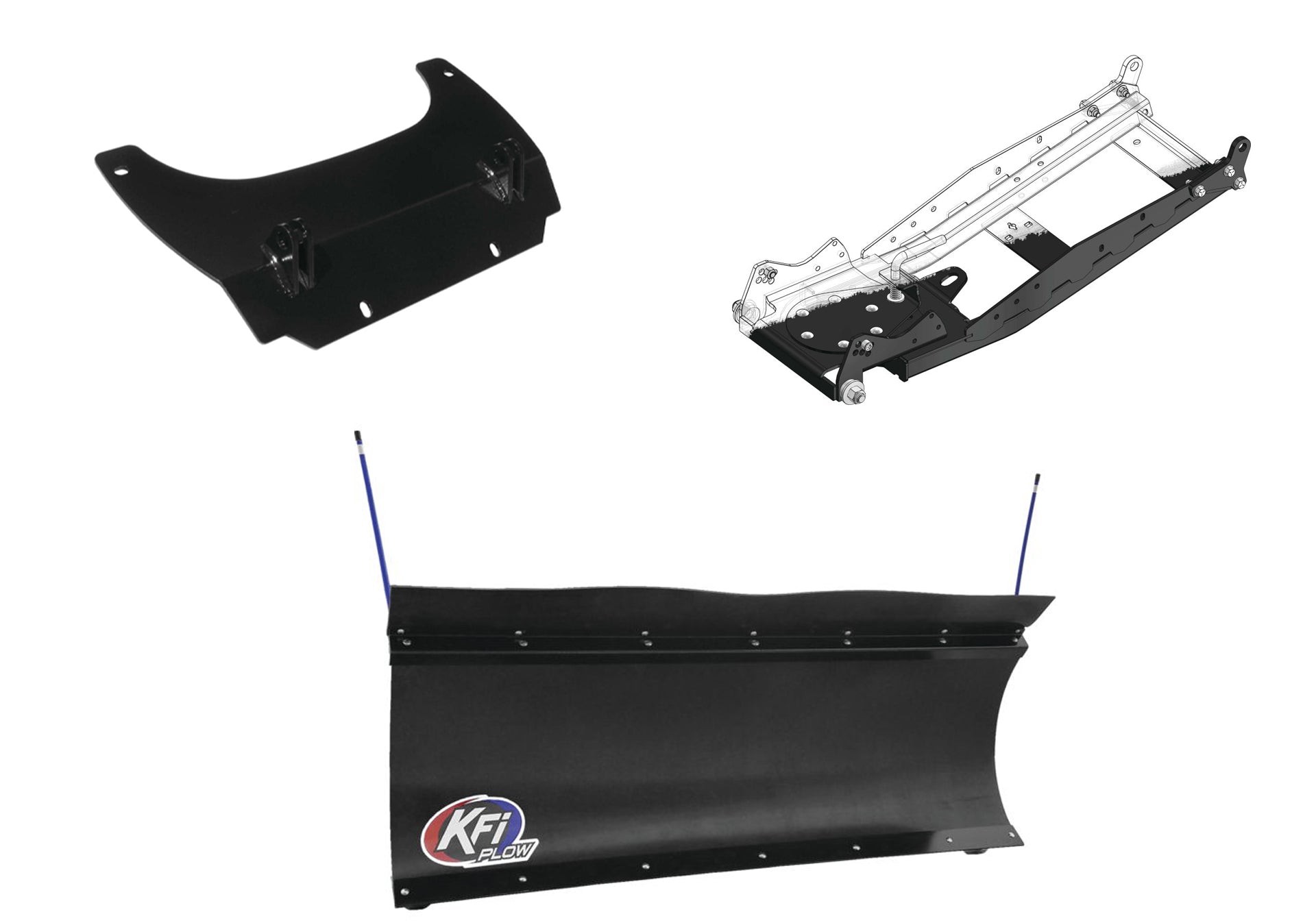 KFI UTV Snow Plow Kit For John Deere Gator HPX HPX615E 2010-2026