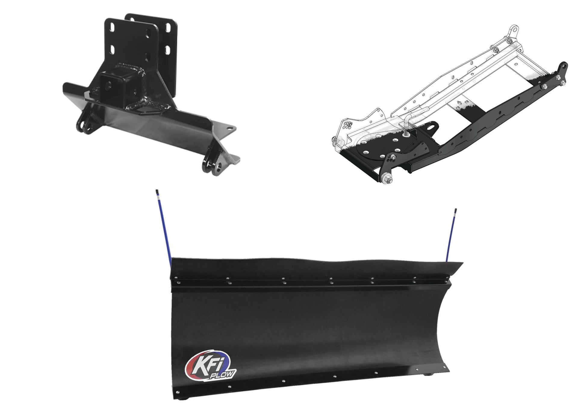 KFI UTV Snow Plow Kit For Case IH Scout XL 2011