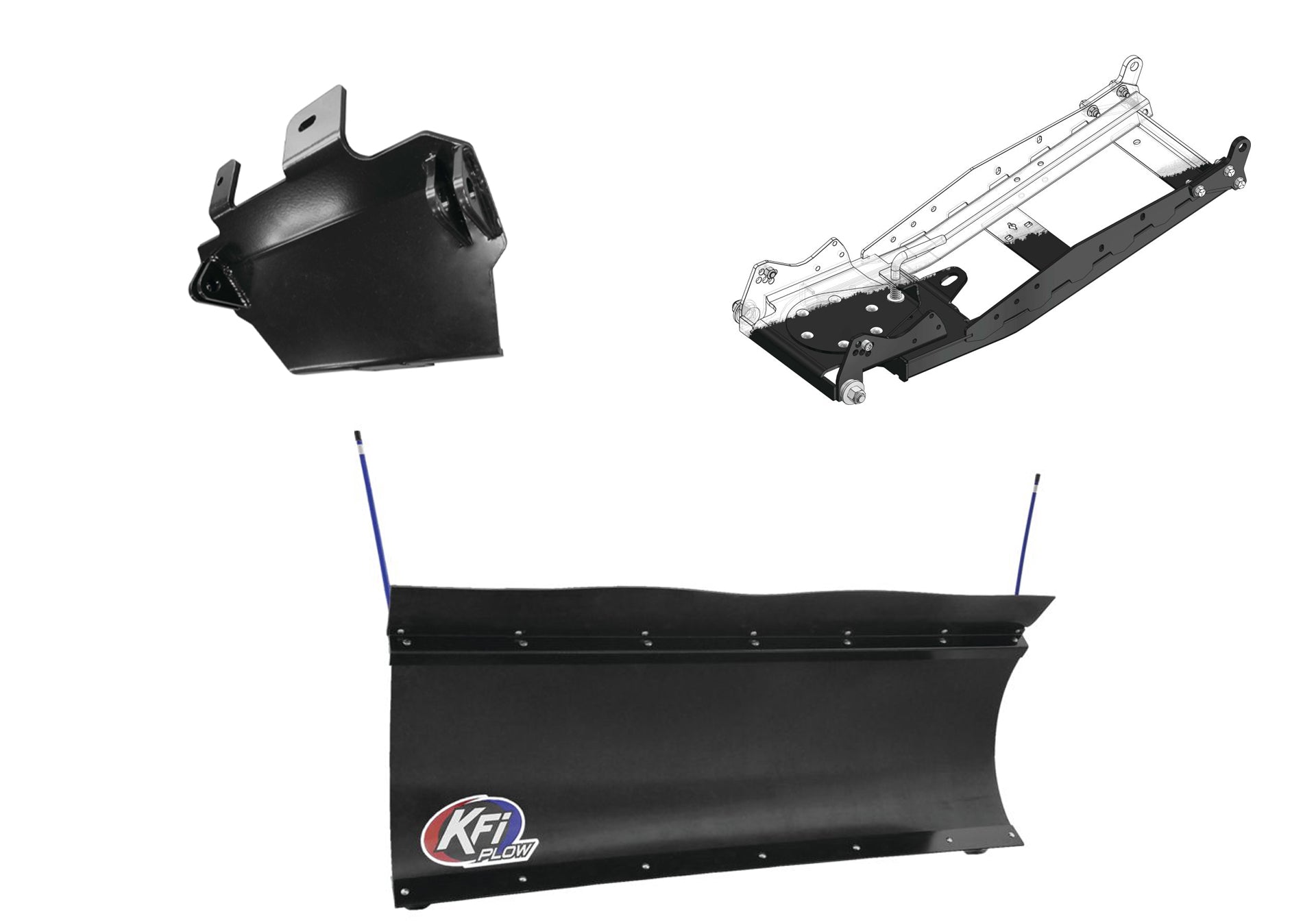 KFI UTV Snow Plow Kit For CF-Moto Z6 Terracross 2012