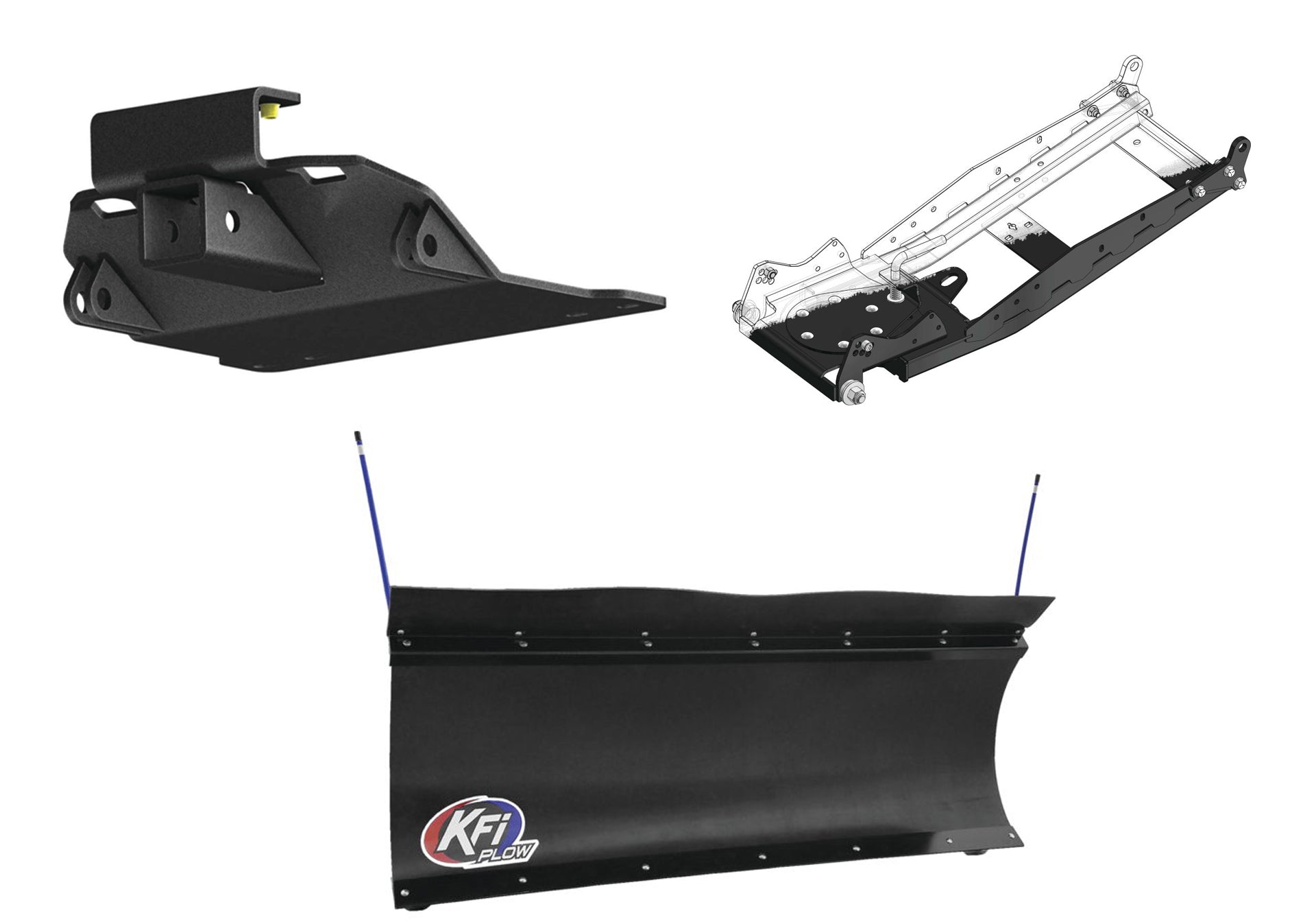 KFI UTV Snow Plow Kit For Yanmar Longhorn 2017-2023