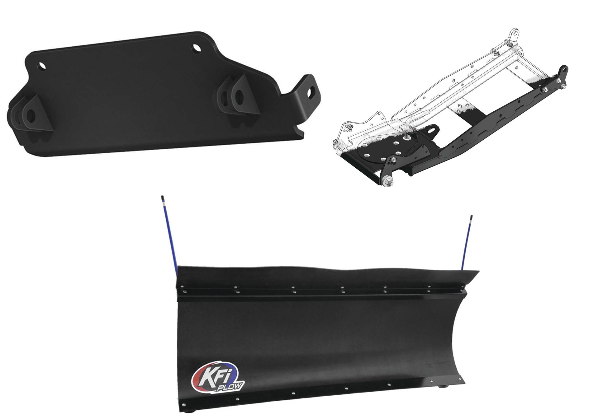KFI UTV Snow Plow Kit For Honda Pioneer 520 2021-2026