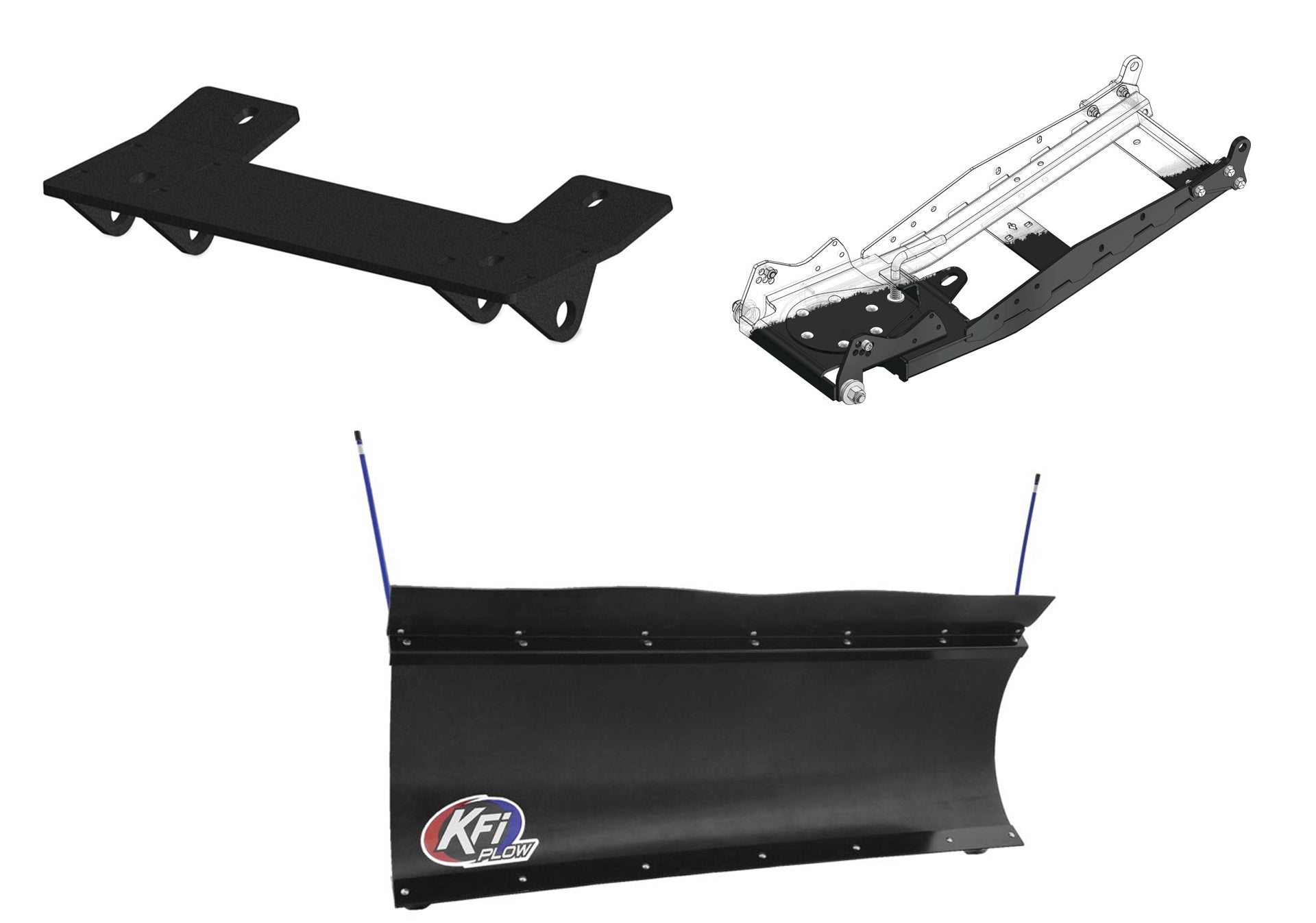 KFI UTV Snow Plow Kit For Honda Pioneer 1000-5 SXS1000M5 2016-2025
