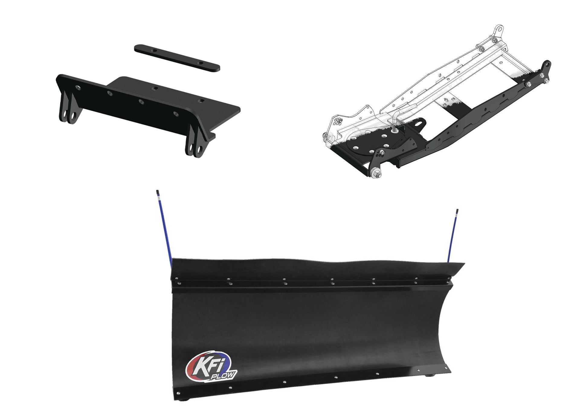 KFI UTV Snow Plow Kit For Arctic Cat Stampede 4 XT EPS 2016-2020