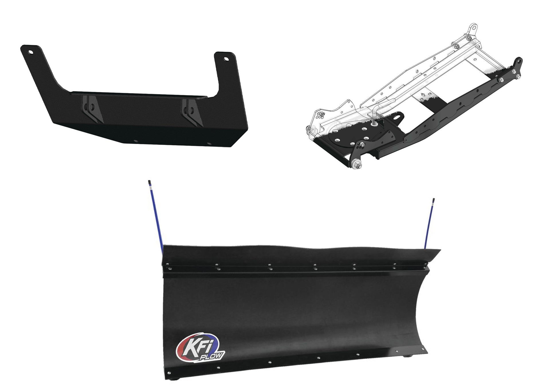 KFI UTV Snow Plow Kit For John Deere Gator XUV 865M 2010-2026