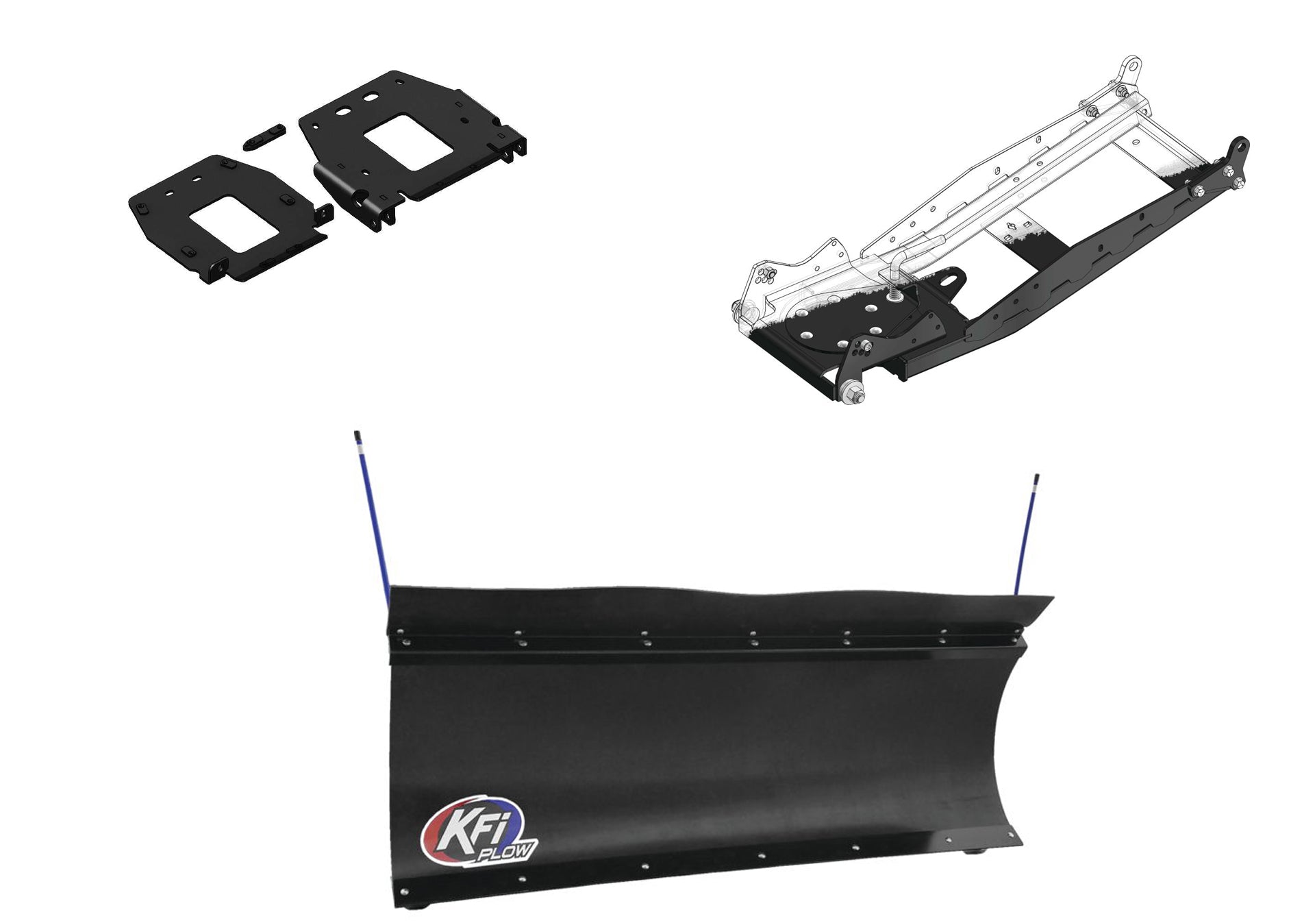 KFI UTV Snow Plow Kit For Polaris RZR Trail S 900/1000 2015-2026