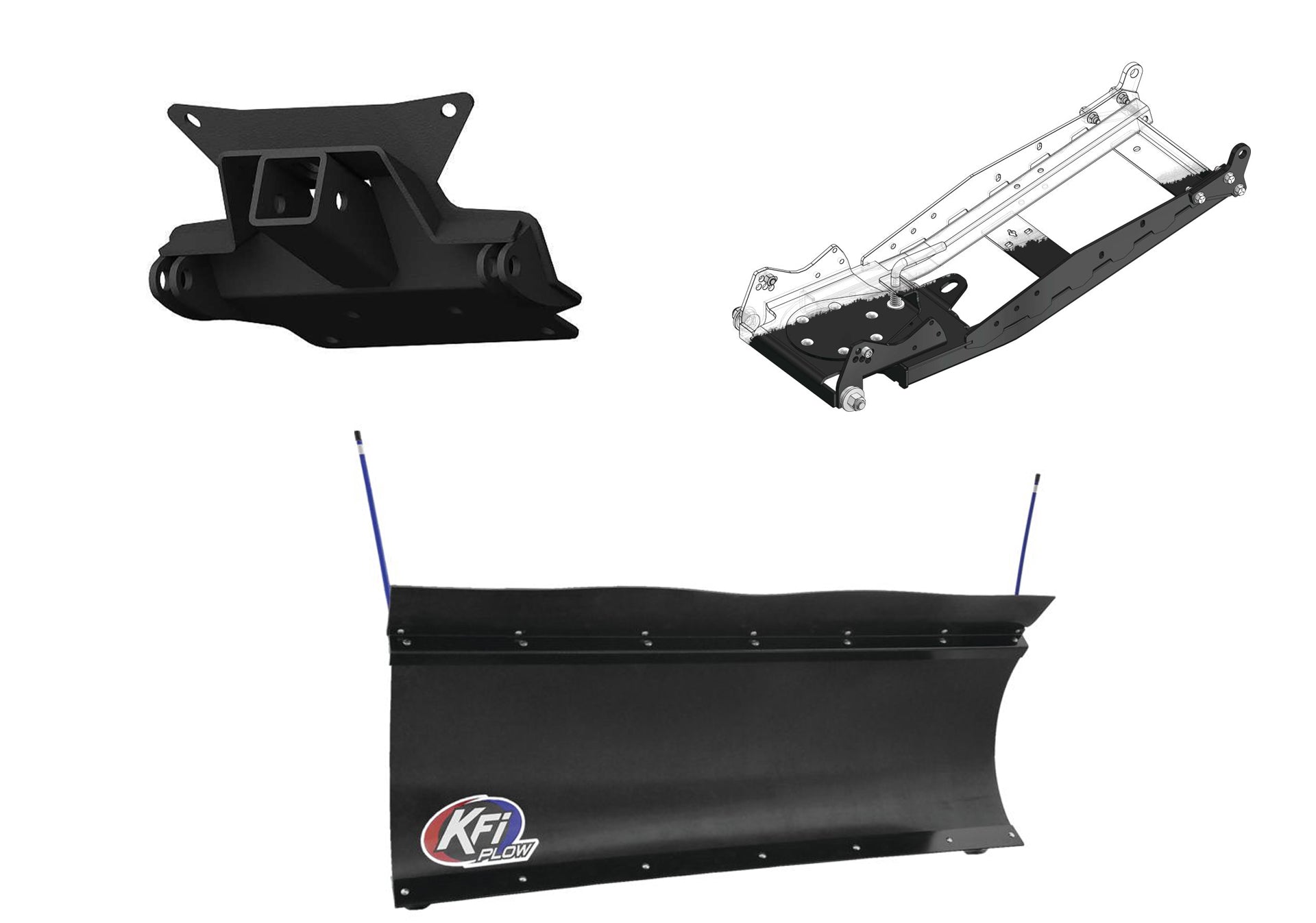 KFI UTV Snow Plow Kit For Can-Am Commander 1000/Max 1000 2021-2026