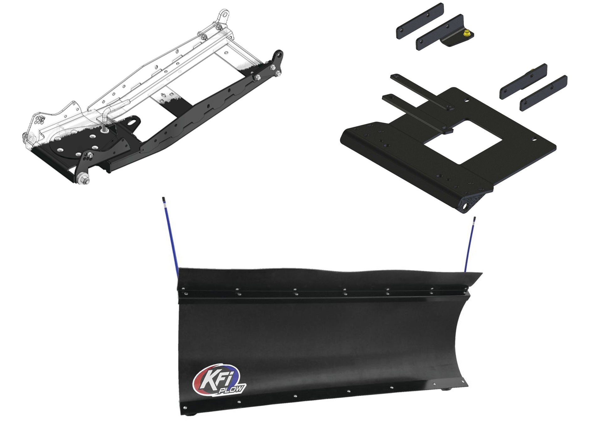 KFI UTV Snow Plow Kit For Yamaha Wolverine RMAX2/RMAX4 1000 2021-2026