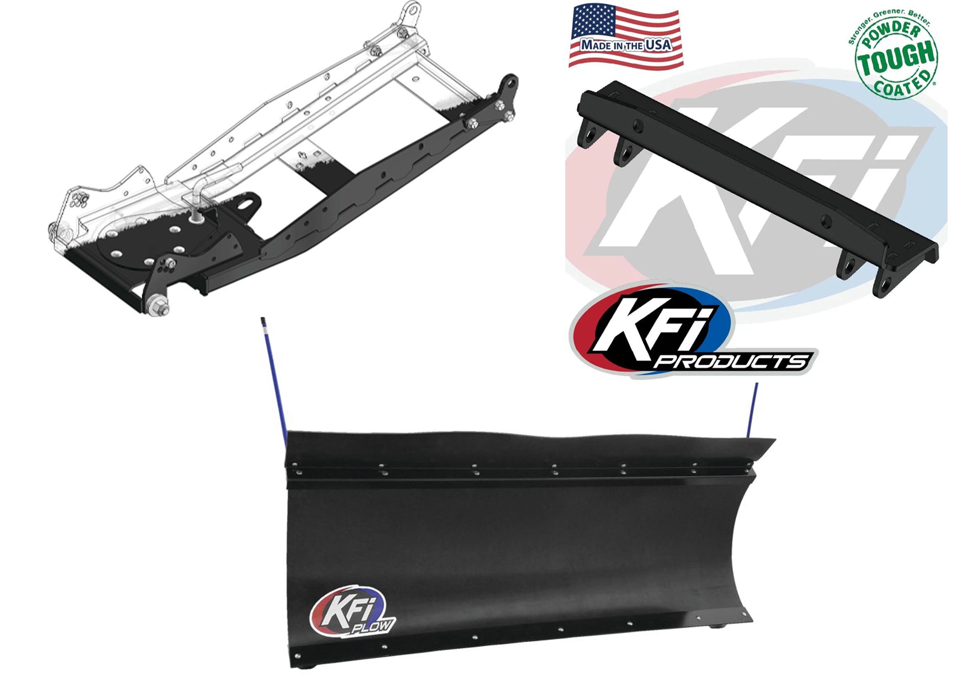 KFI Products Snow Plow Kit For Odes Desertcross 1000/XF3