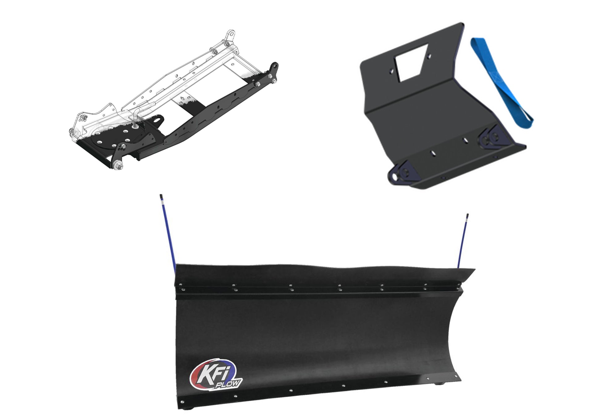 KFI UTV Snow Plow Kit For CF-Moto ZFORCE 950 G2 Sport/Trail 2023-2026