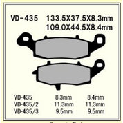 Vesrah Brake Pads (Vd-435Rjl) VD-435RJL