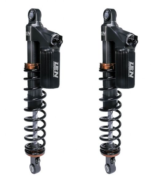 Juego de 2 amortiguadores Len Performance para motos de nieve Arctic Cat LS8-11000K OEM 8639-309