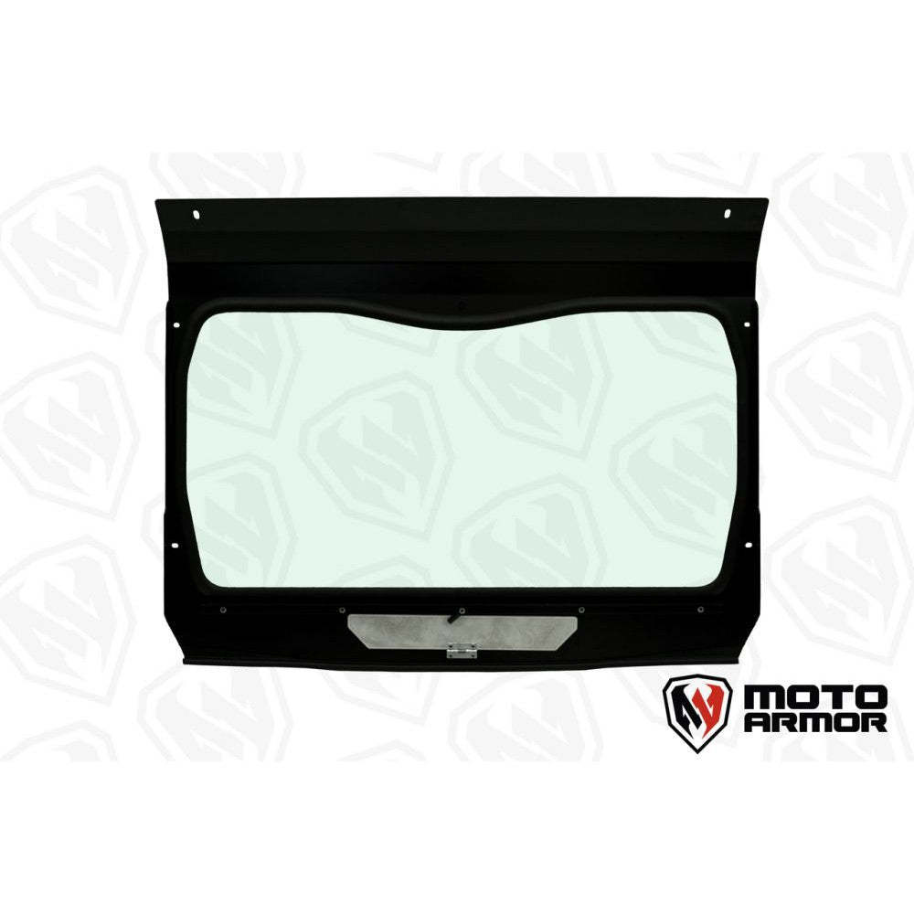 Moto Armor Full Glass Windshield MA-COM-WS-GLS-BLK-Y