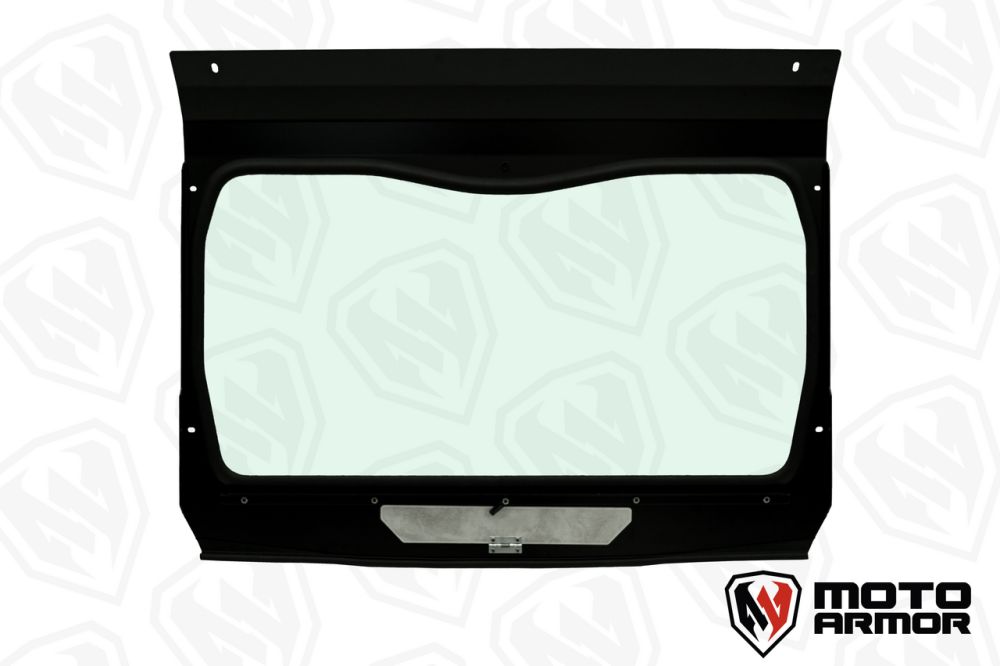 Moto Armor Full Glass Windshield MA-COM-WS-GLS-BLK-Y