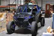 Moto Armor Full Glass Black Windshield For CAGEWRX Super Shorty Cage Black Mesh