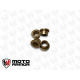 Rodamientos de bronce prensado en aceite con brida de 1/2" Moto Armor (paquete de 4, MA-FB-4)