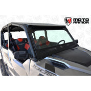 Moto Armor Vented Full Glass Windshield MA-GEN-WS-GLS-BLK-N