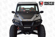 Moto Armor Vented Full Glass Windshield MA-GEN-WS-GLS-BLK-N