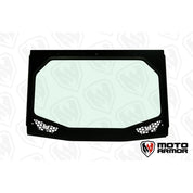 Moto Armor Vented Full Glass Windshield For Kawasaki Teryx KRX 1000 2020-2024