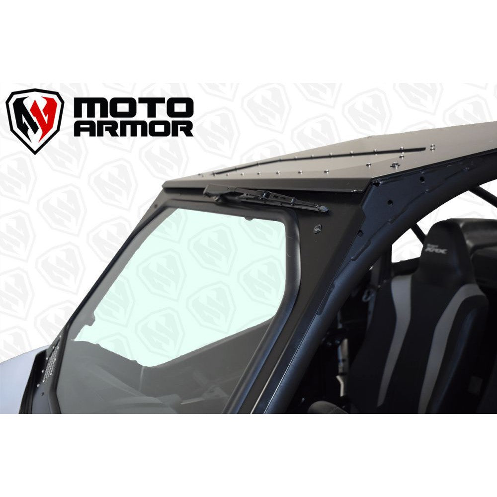 Moto Armor Vented Full Glass Windshield For Kawasaki Teryx KRX 1000 2020-2024