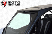 Moto Armor Vented Full Glass Windshield For Kawasaki Teryx KRX 1000 2020-2024