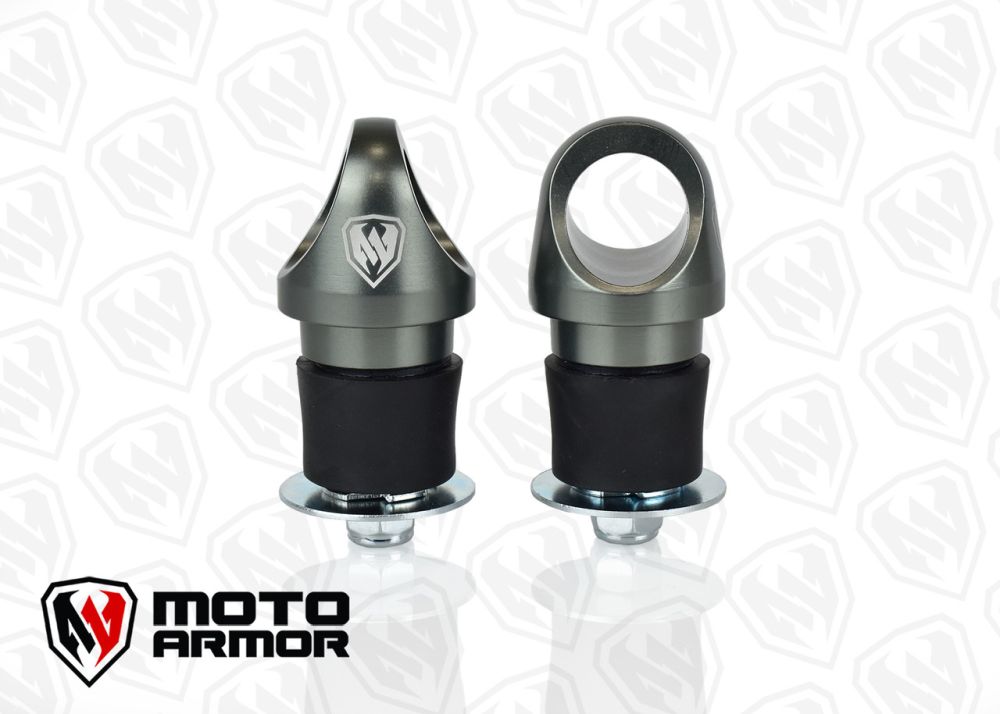 Moto Armor Lock N Ride Turn Lock Anchors Gray MA-LNR-GRY