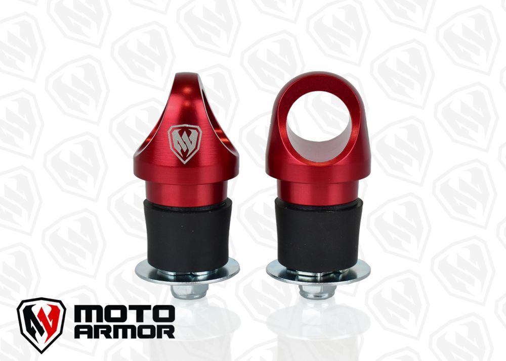 Moto Armor Lock N Ride Turn Lock Anchors Red MA-LNR-RED