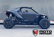 Moto Armor Door Kit Black Aluminum For Can-Am Maverick R 2024-2025