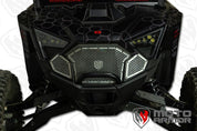 Moto Armor Complete Front Grill Set Black Trim Black Mesh