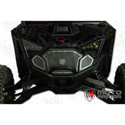 Moto Armor Complete Front Grill Set Black Trim Black Mesh