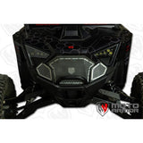 Moto Armor Complete Front Grill Set Raw Trim Black Mesh