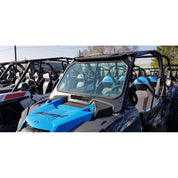 Moto Armor Full Glass Windshield Black Frame Black Mesh MA-RZ19-WS-GLS-BLK-B-Y