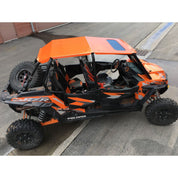 Moto Armor Fast Back Aluminum Roof With Sunroof White MA-RZ1K-RF-4-AL-WHT