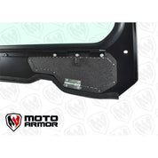 Moto Armor Full Glass Windshield With Openable Vents Black Mest