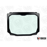 Moto Armor Max Visibility Full Glass Windshield MA-RZPRO-MAX-WS-GLS-BLK-Y