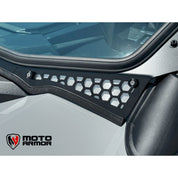 Moto Armor Max Visibility Full Glass Windshield MA-RZPRO-MAX-WS-GLS-BLK-Y