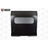 Techo de aluminio negro Moto Armor con techo corredizo MA-RZPRO-RF-2-AL-BLK